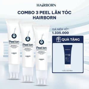 ComBo 3 Lăn Mọc Tóc HAIRBORN Tặng 1 Tuýp Dầu Gội Dưỡng Nang Nhỏ